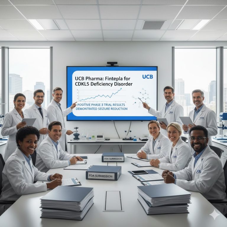 UCB Reports Phase 3 Results for Fintepla in CDKL5 Deficiency Disorder